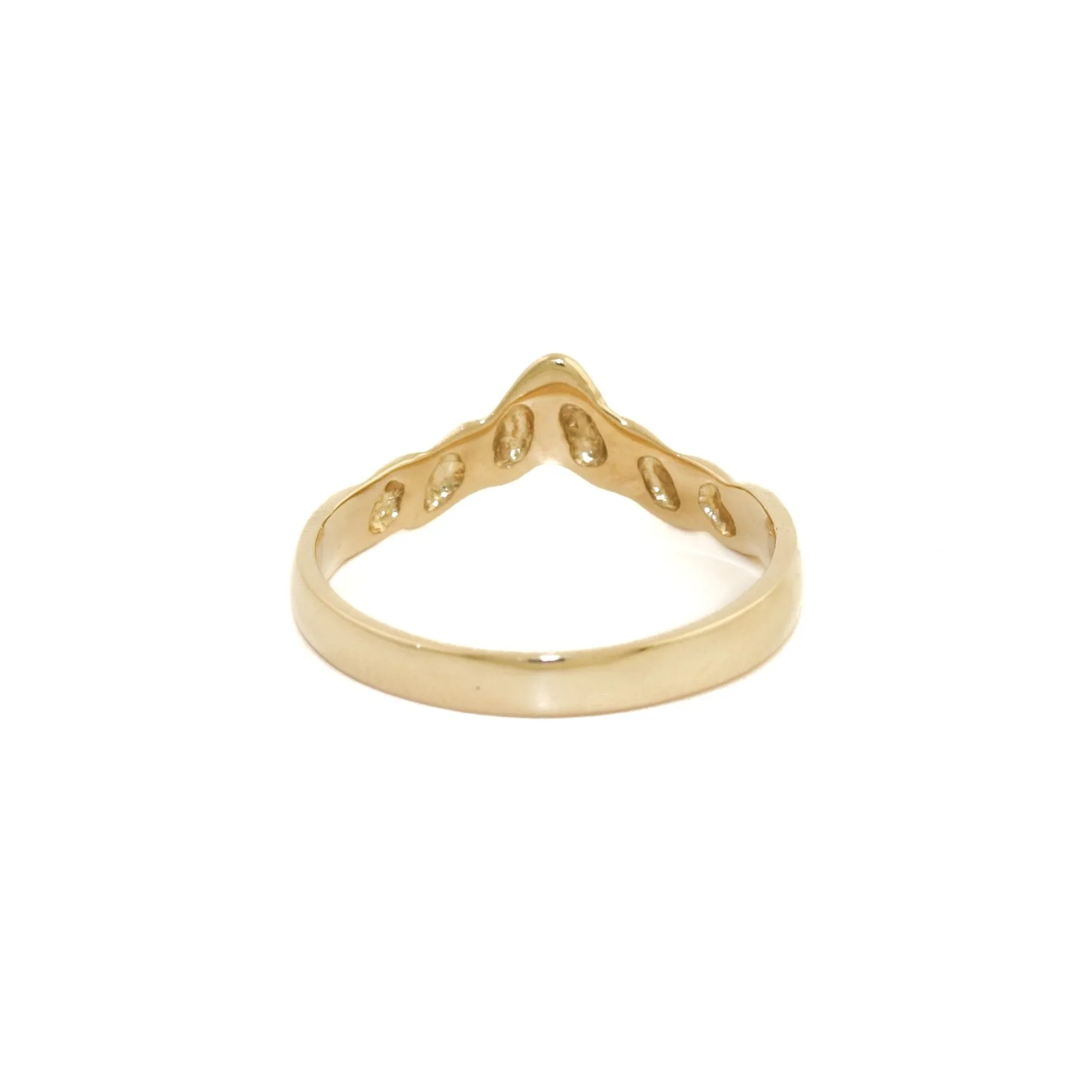 10k Gold x Puff Tiara Heart Ring