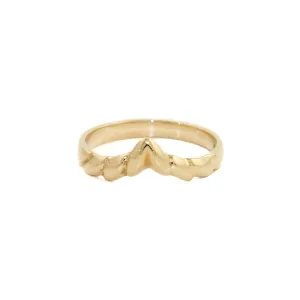 10k Gold x Puff Tiara Heart Ring