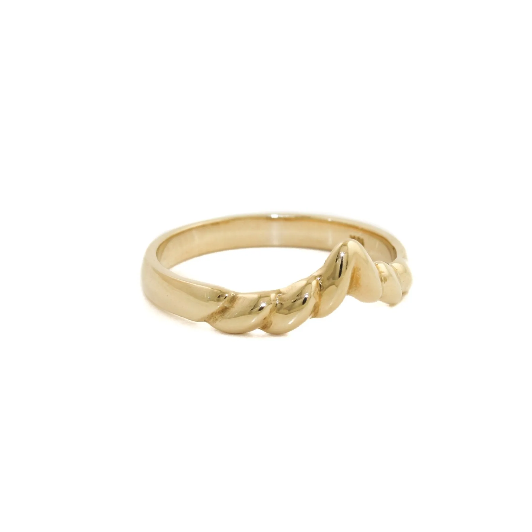 10k Gold x Puff Tiara Heart Ring