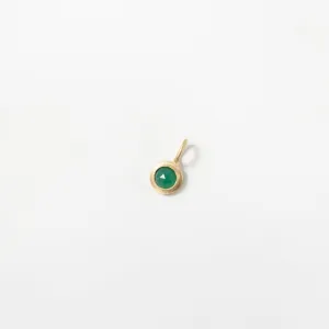 14K Gold Small Cabochon