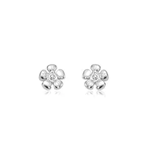 14kw gold Small Daisy Earrings