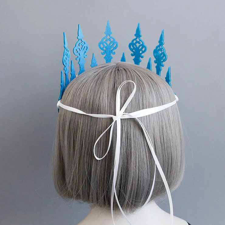 Blue Mermaid Starfish Crown