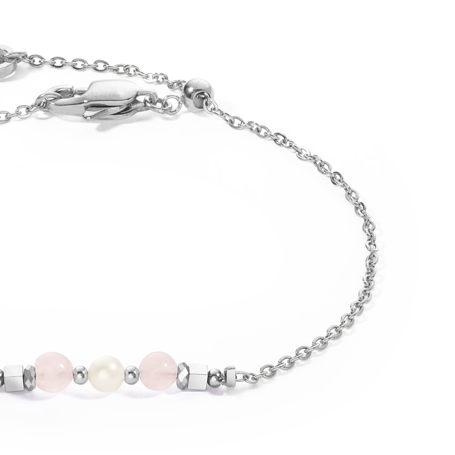 Bracelet Princess Pearls silver-pink