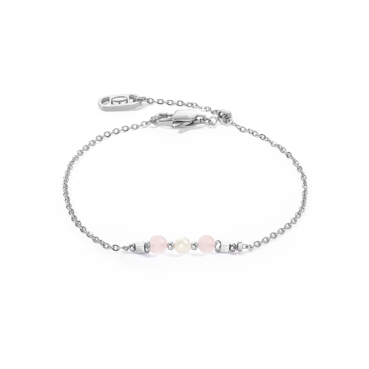 Bracelet Princess Pearls silver-pink