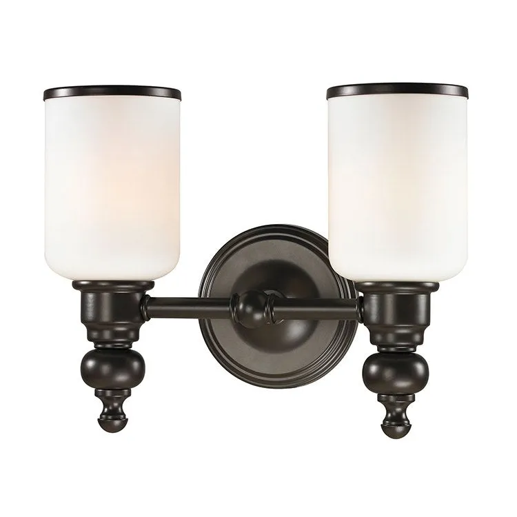 Bristol Way Two-Light Bathroom Vanity Fixture