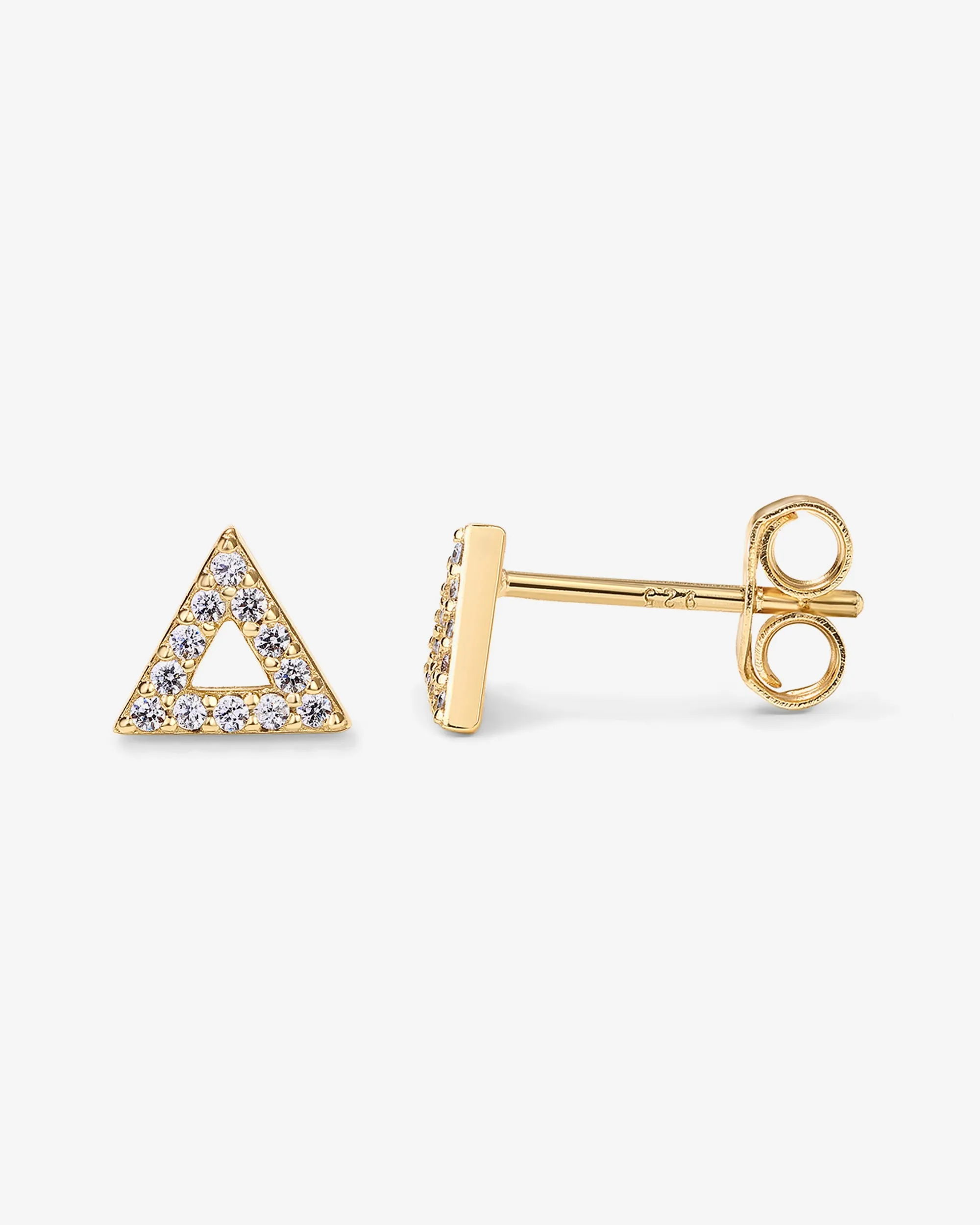 Delta CZ Earrings