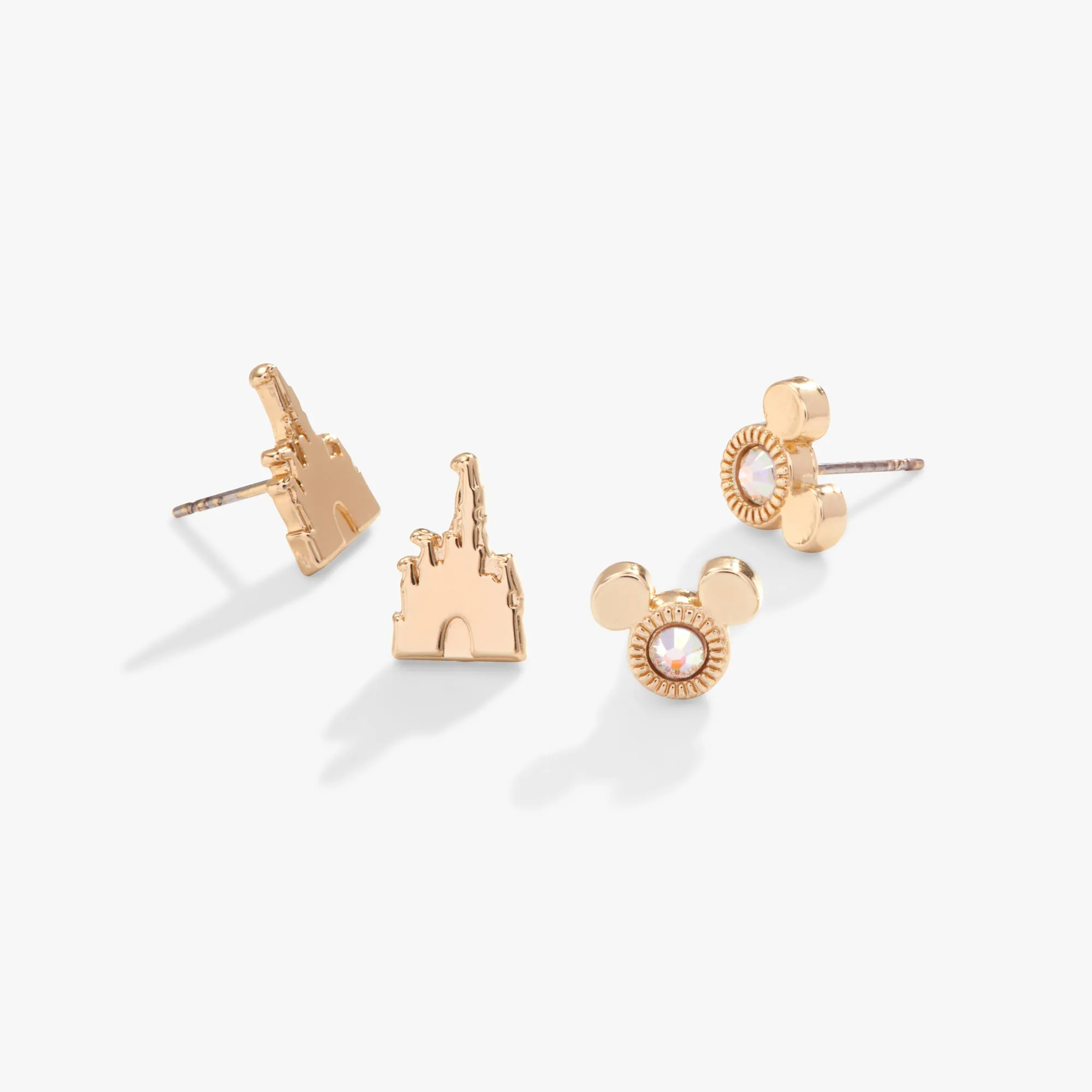 Disney® Castle   Mickey Mouse Earring Set