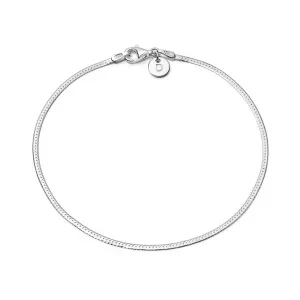 Fine Snake Chain Bracelet Sterling Silver