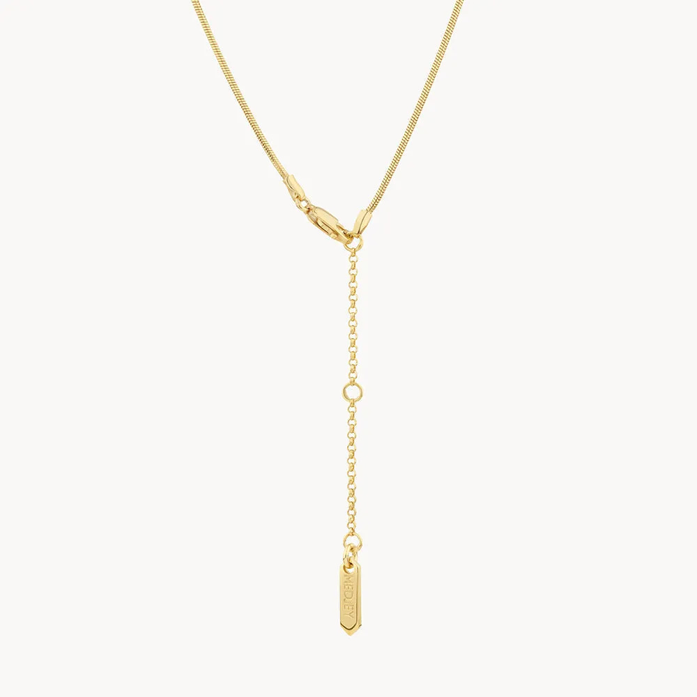 Fine Snake Chain Necklace in Gold