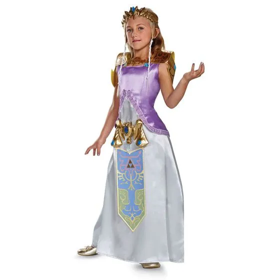 Girls Nintendo The Legend of Zelda Deluxe Zelda Costume