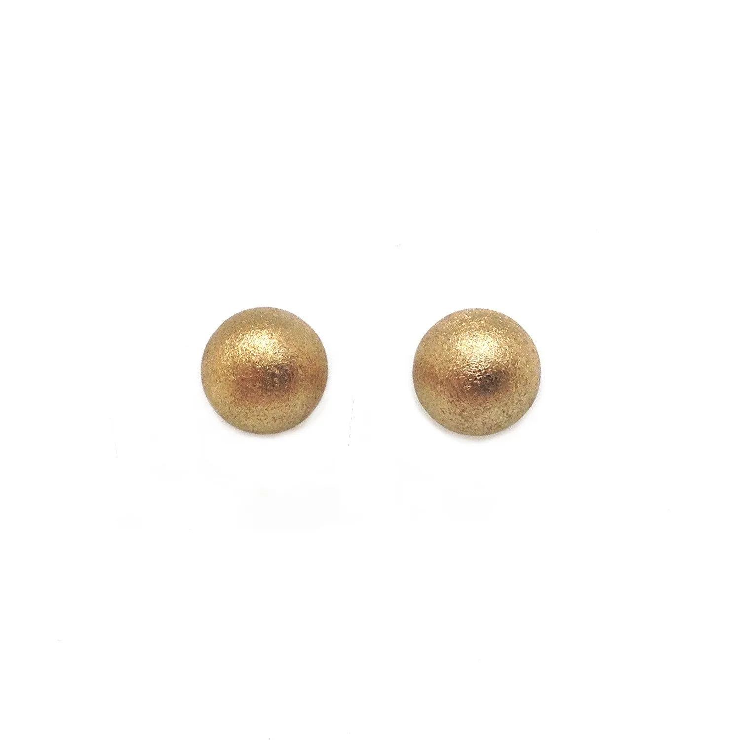 Gold Ball Stud Earring