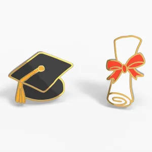 Grad Hat   Diploma Earrings