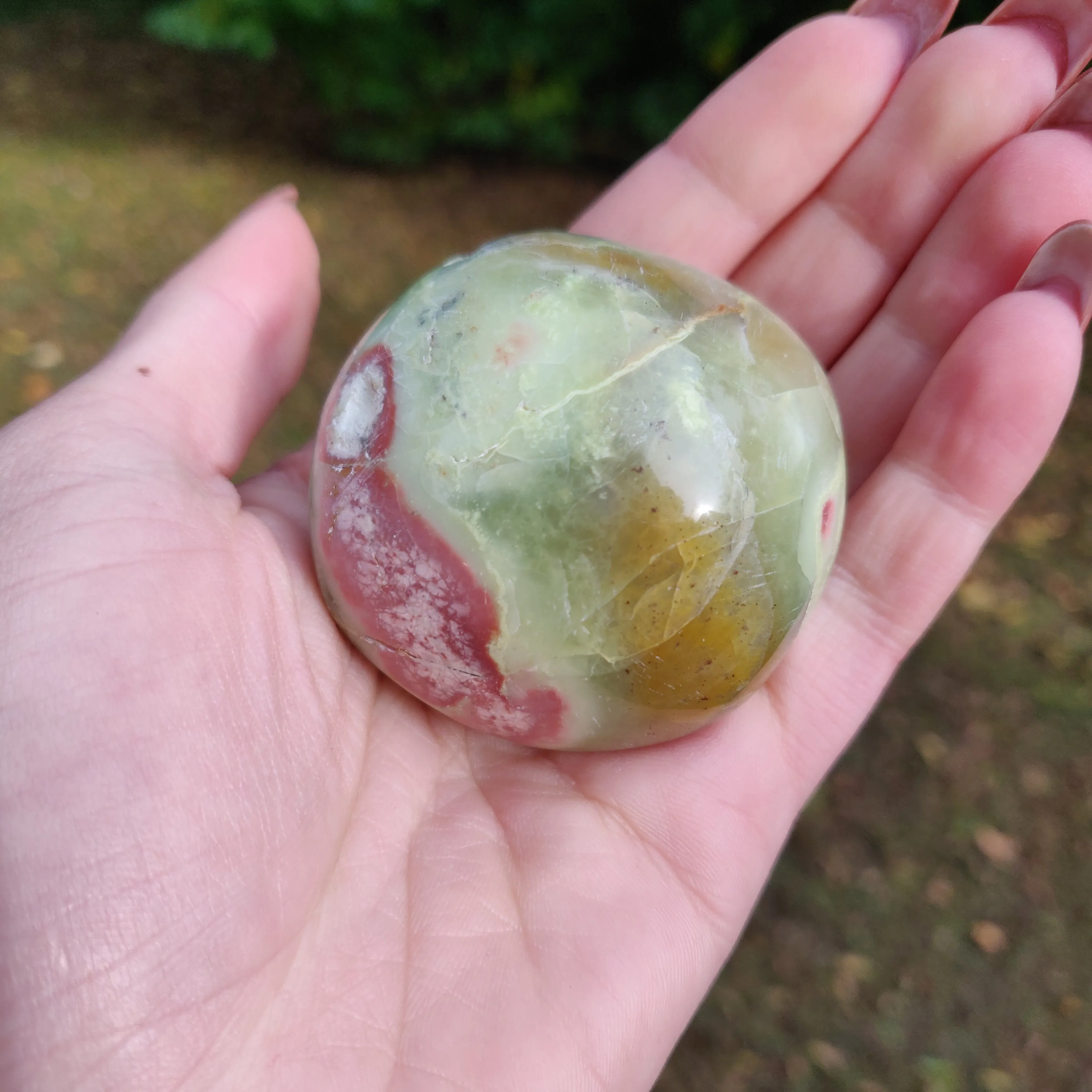 Green Opal Palm Stone (#11)