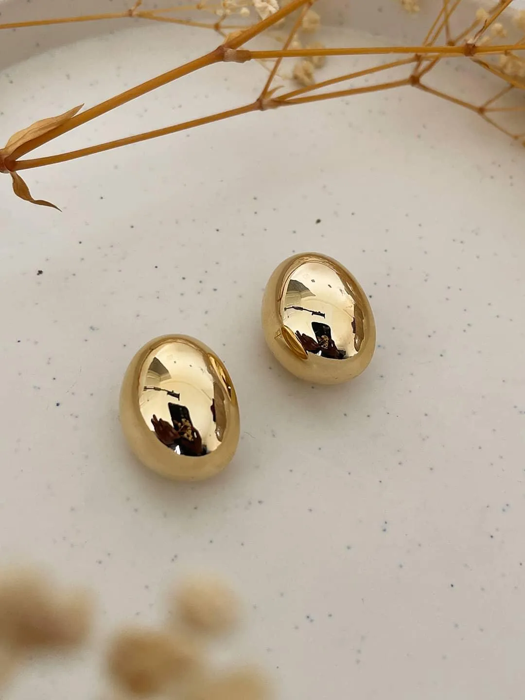 Half Pebble Studs