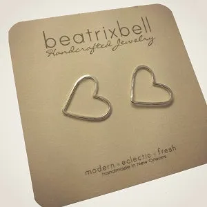 Heart Stud Earrings