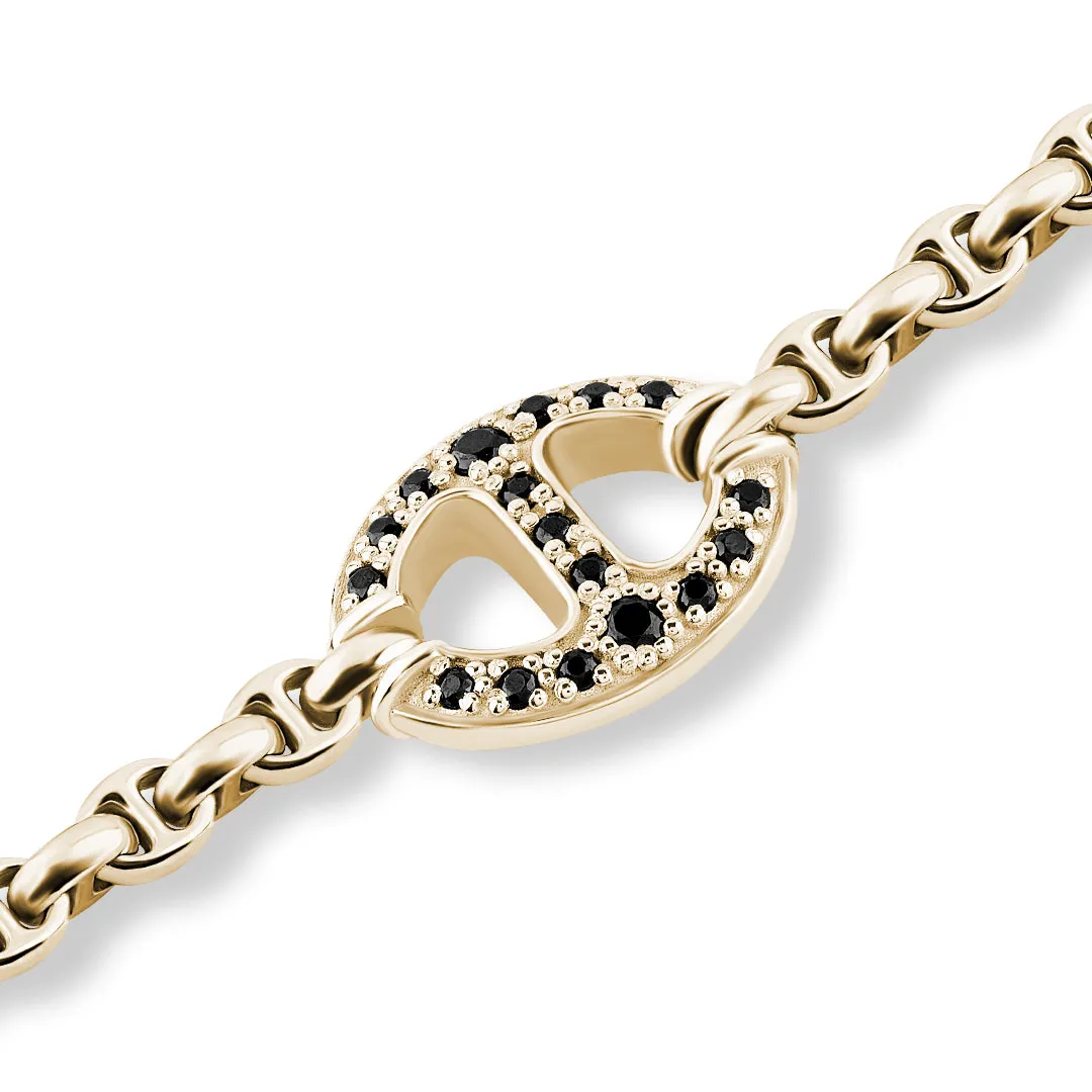 Iconic Mariner Chain Bracelet in Gold