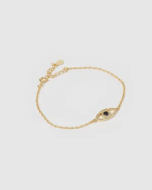 Izoa Arti Eye Bracelet Gold