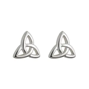 Kids Sterling Silver Trinity Knot Stud Earrings