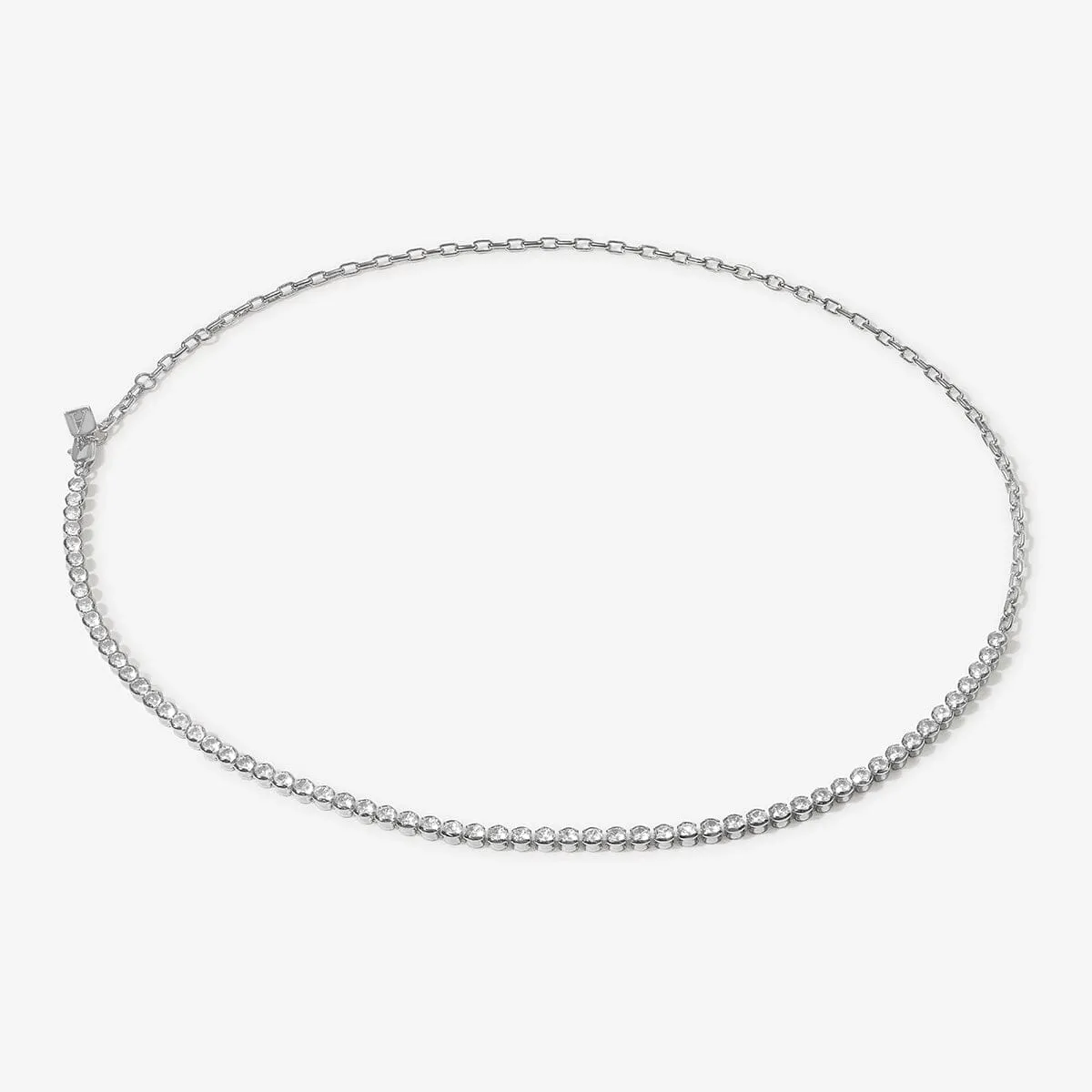 Leyton tennis necklace