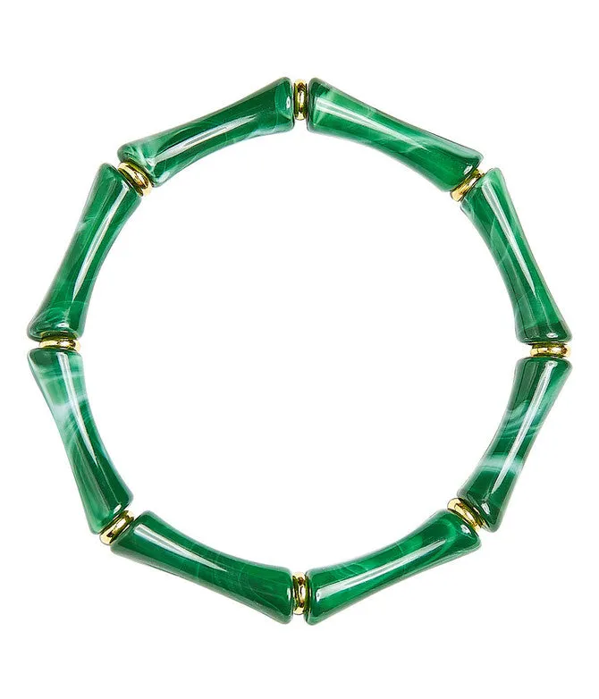 Lisi Lerch - Bracelet - Lucy Bamboo Acrylic - Emerald