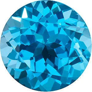 Loose 2.40ct BR Cut Blue Topaz