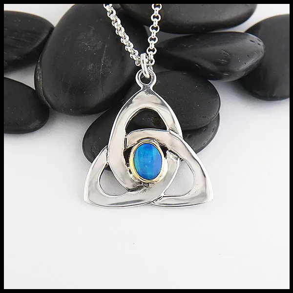 Opal Trinity Pendant