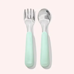 OXO Tot - Fork & Spoon Set - Opal