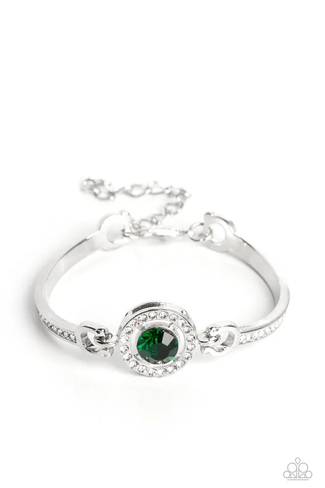 Paparazzi Bracelet ~ Focused and Fabulous - Green