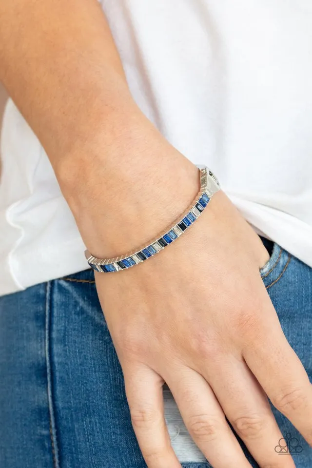 Paparazzi Bracelet ~ Toast to Twinkle - Blue