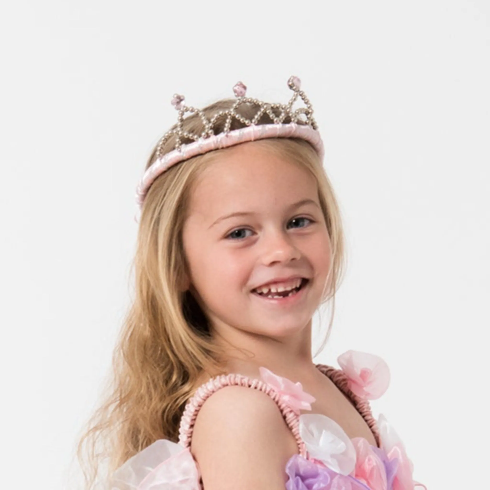 Princess Crown   Tiara Set - Light Pink