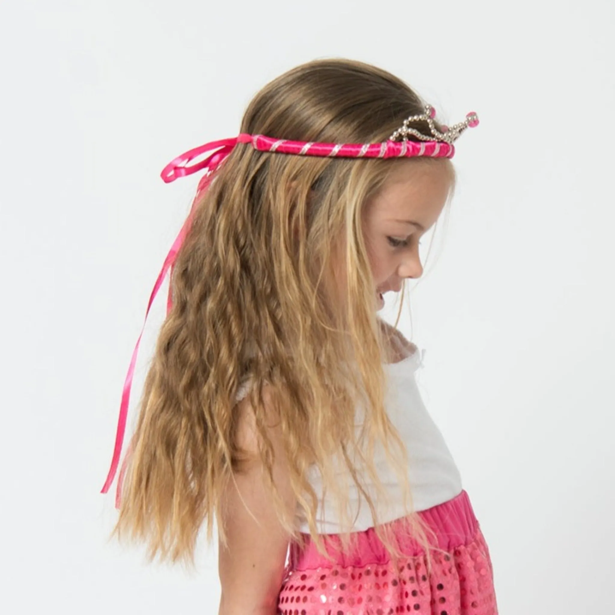 Princess Crown   Tiara Set - Light Pink