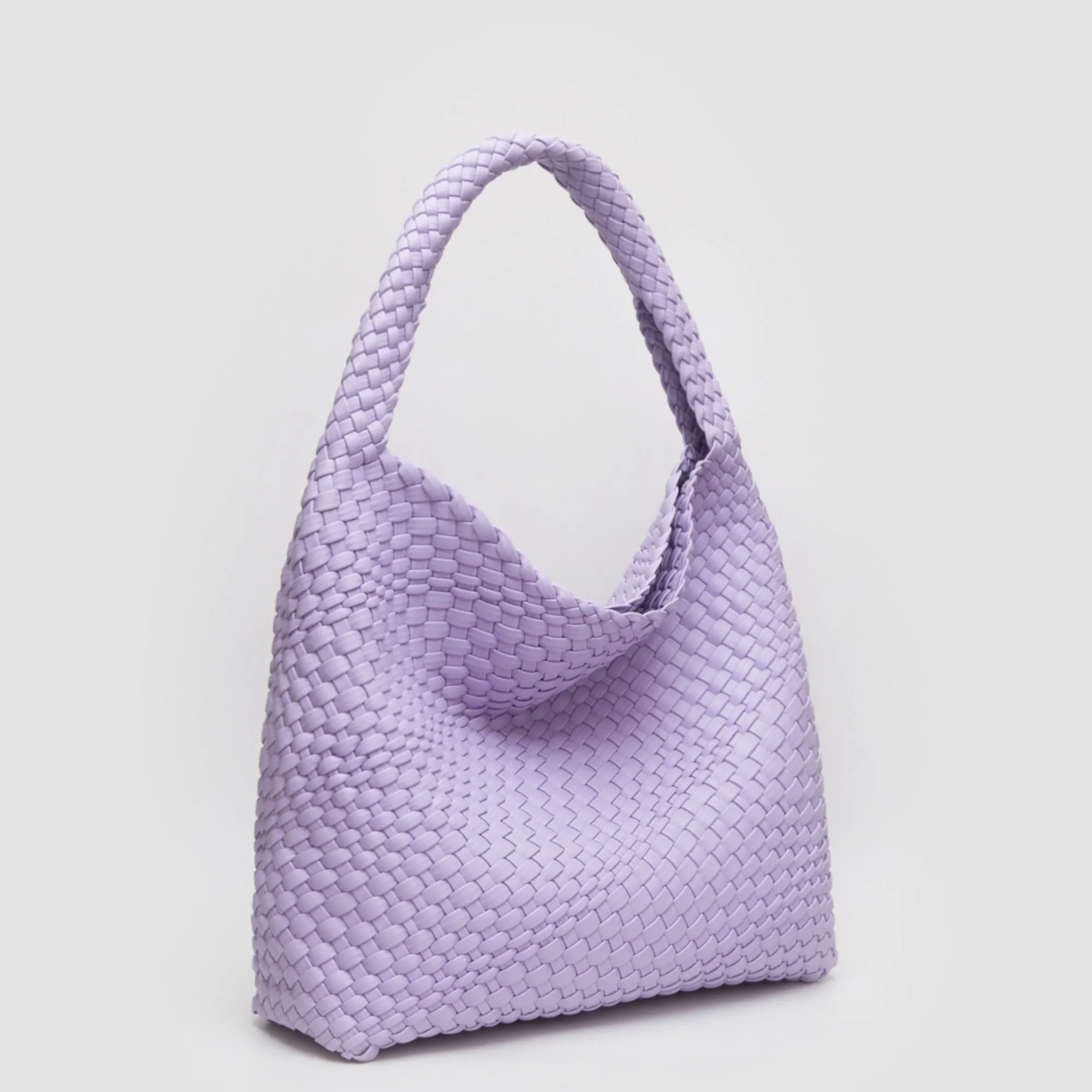 TG10640 Tiara Woven Hobo Tote Bag With Pouch