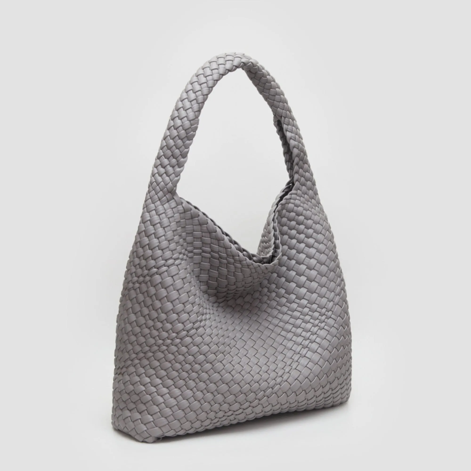 TG10640 Tiara Woven Hobo Tote Bag With Pouch