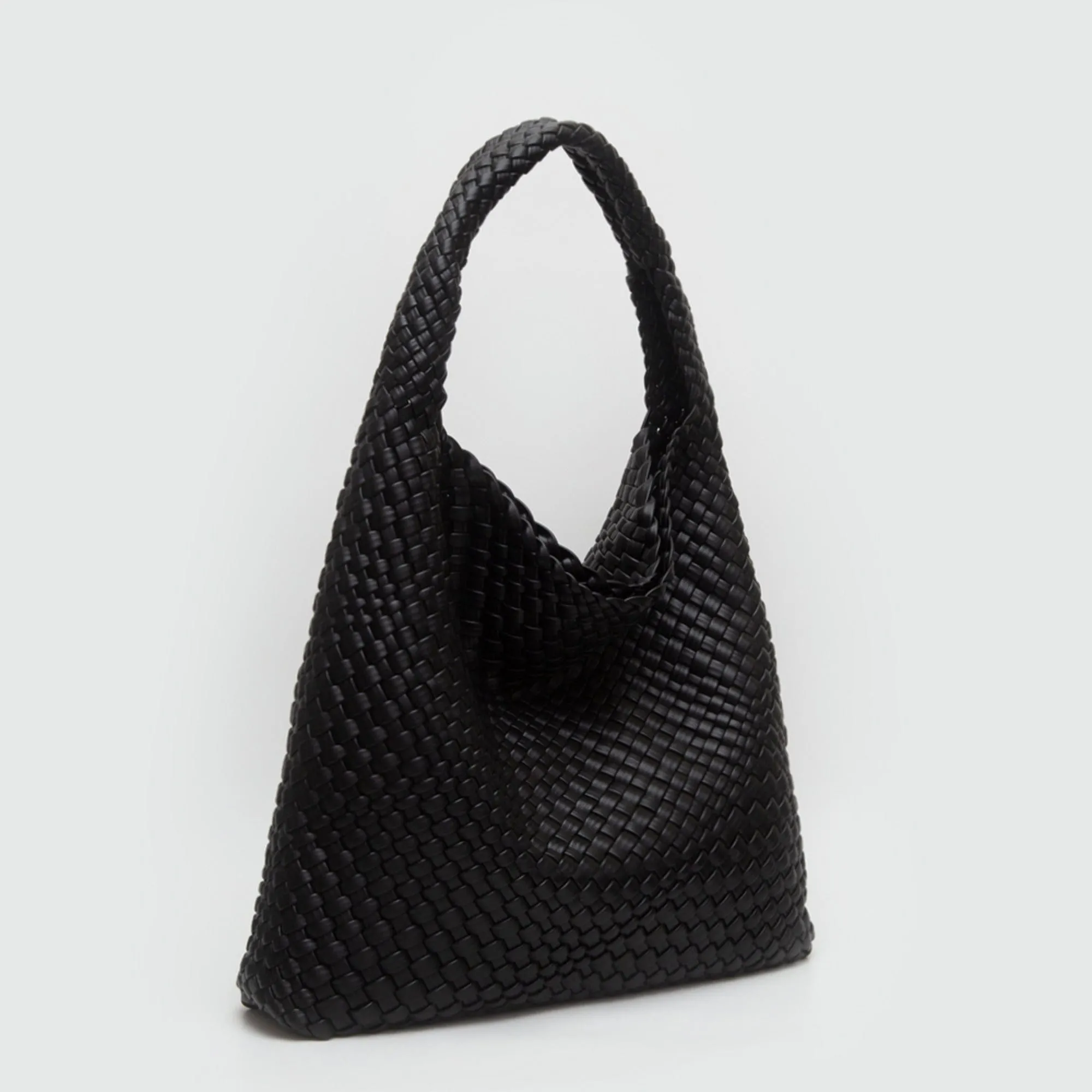 TG10640 Tiara Woven Hobo Tote Bag With Pouch