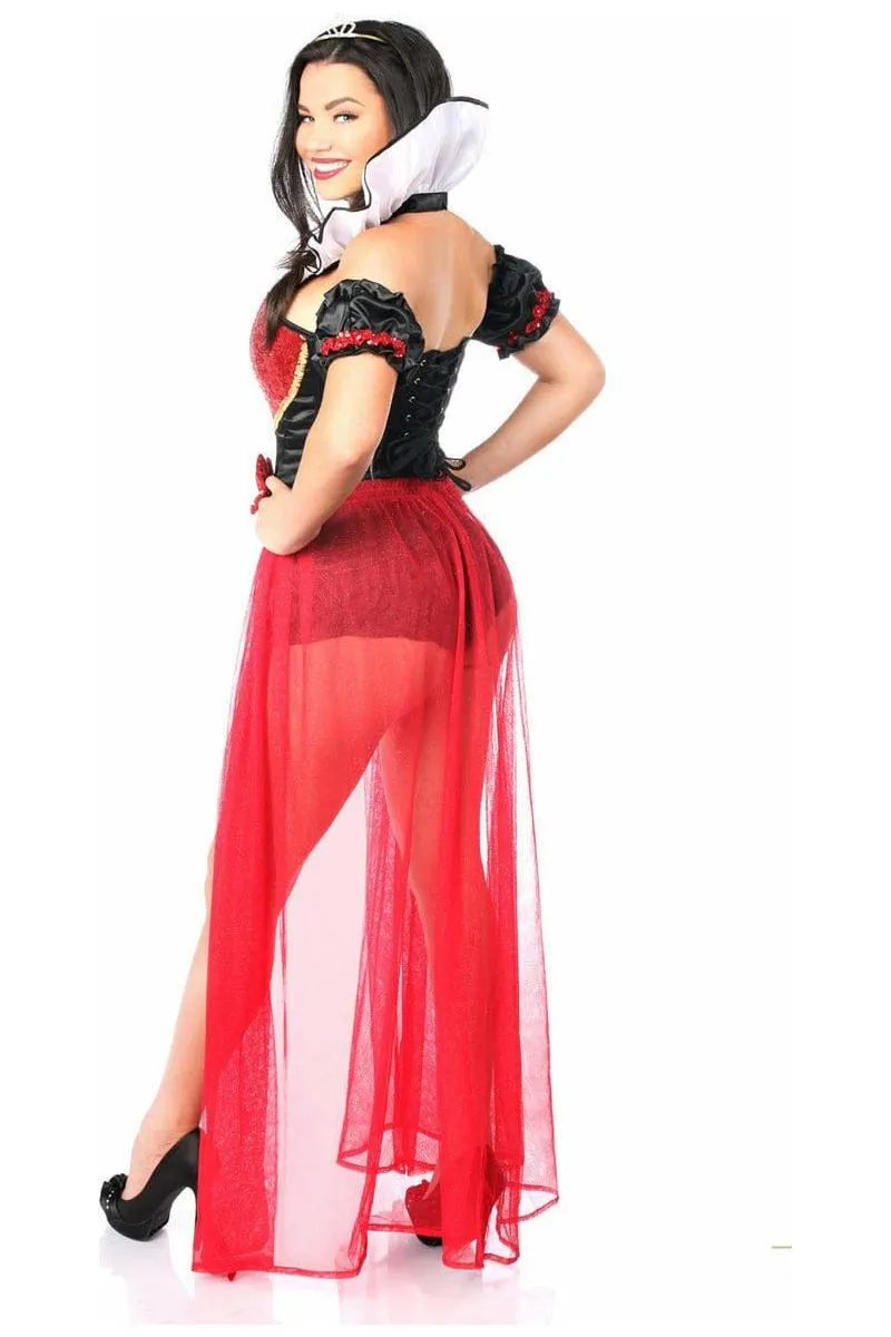 Top Drawer 6 PC Sexy Fairytale Red Queen Costume